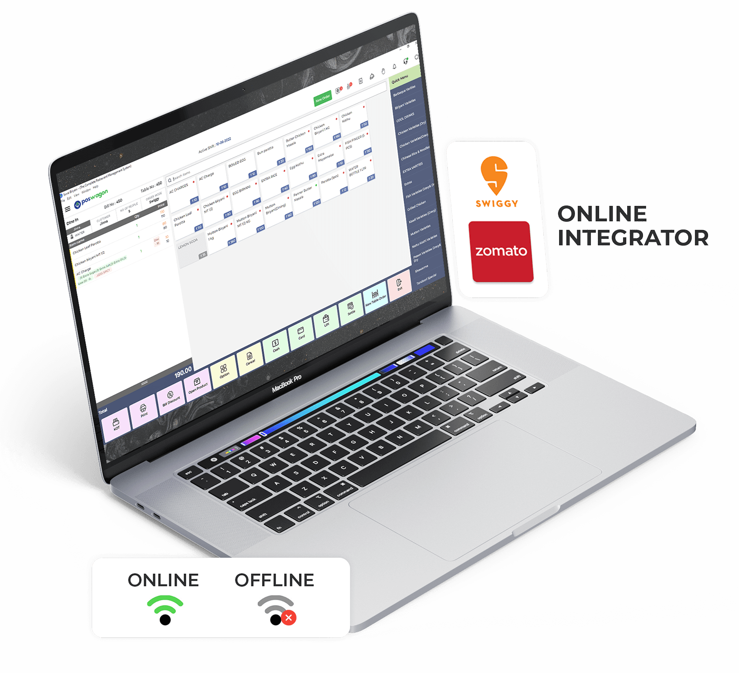 TuckerPOS Restaurant POS Software and Inventory Management Interface